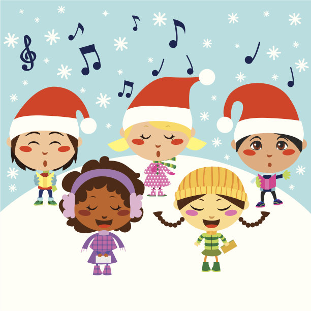 圣诞颂歌的孩子图片下载