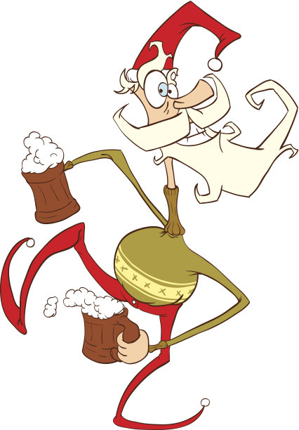 欢乐的圣诞老人图片下载