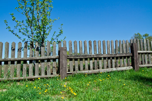 古老的木栅栏图片下载