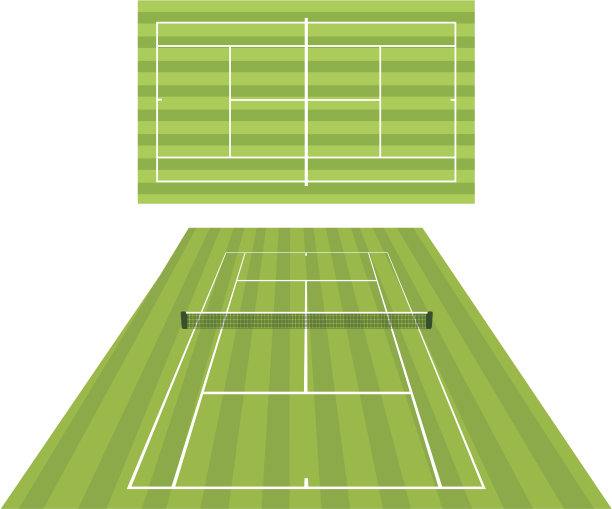 网球场草图片下载