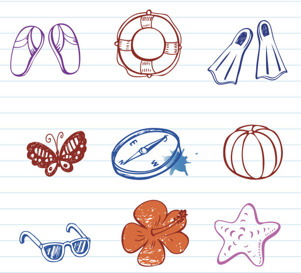 夏天的涂鸦图片下载