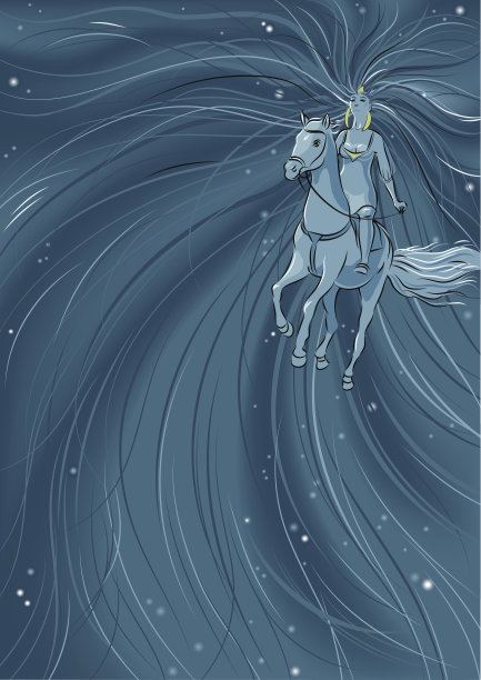 女人骑着马图片下载