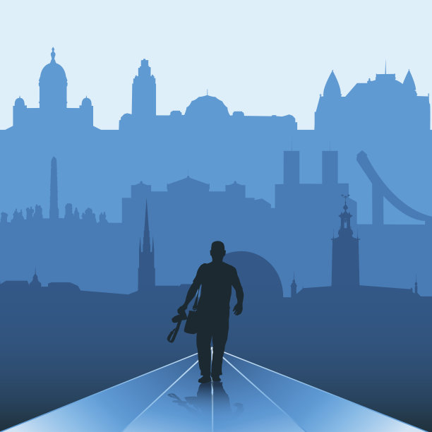 一个要去大城市的男人图片下载