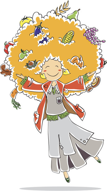 收获的女孩图片下载