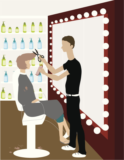 人剪头发图片下载