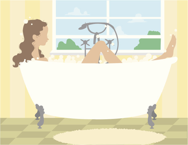 女人在洗澡图片下载