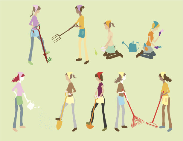 园艺的女性图片下载