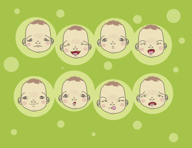 婴儿的脸素材图片