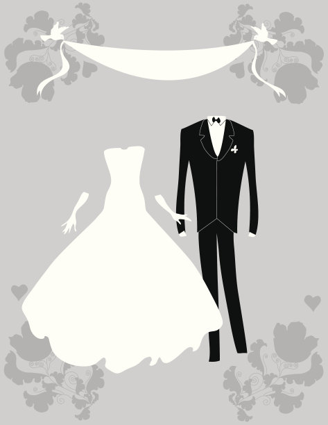 新郎新娘卡片图片下载