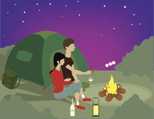 浪漫的露营图片下载