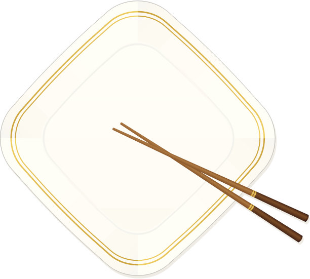筷子和盘子图片下载