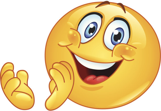 鼓掌表情符号素材图片