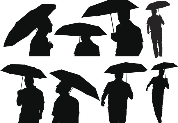 男子的伞图片下载