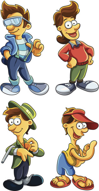 时尚的男孩图片下载