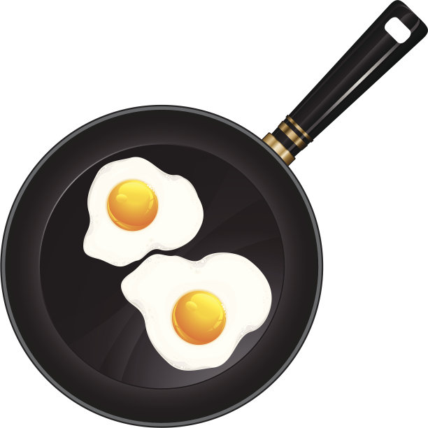 平底锅煎蛋图片下载