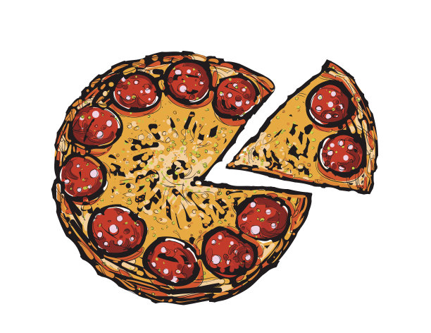 意大利香肠披萨图片下载