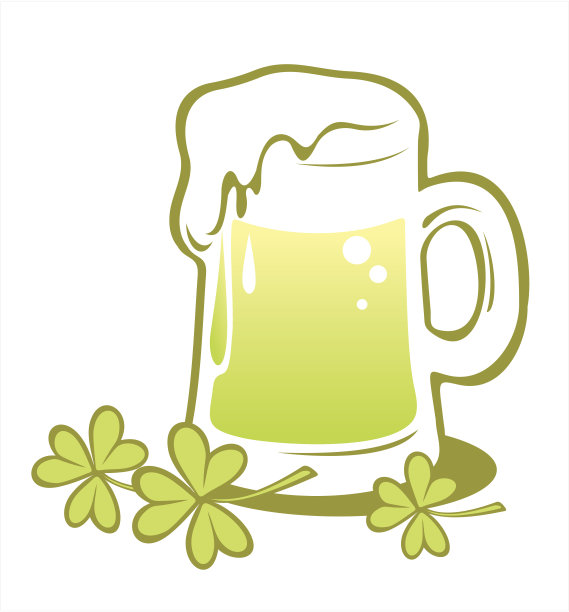 绿色的啤酒图片下载
