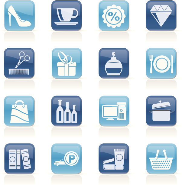 购物和商场图标图片下载