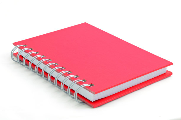 红色的笔记本图片下载