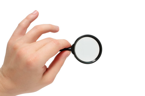 手拿着放大镜图片下载