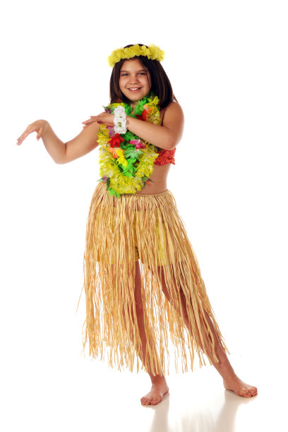 准备跳夏威夷舞图片下载
