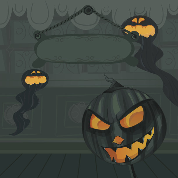 万圣节向量模板图片下载