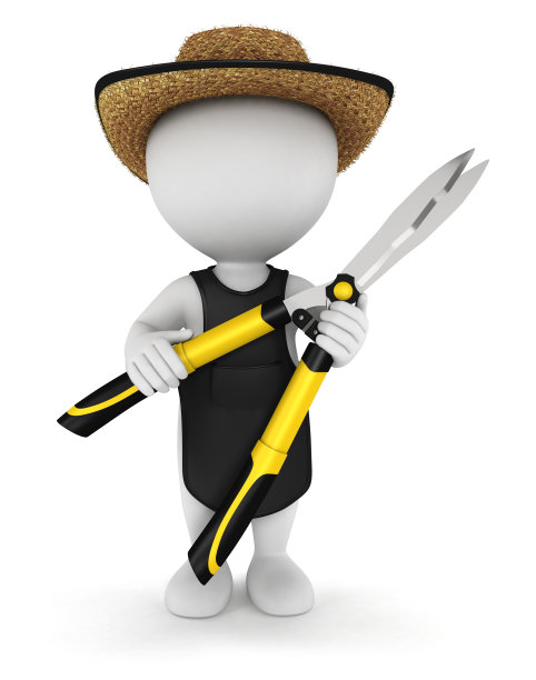 3d白人园丁图片下载