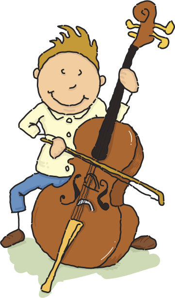 大提琴家图片下载