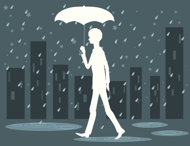 撑伞的人图片下载