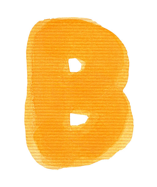 水彩字母表图片下载