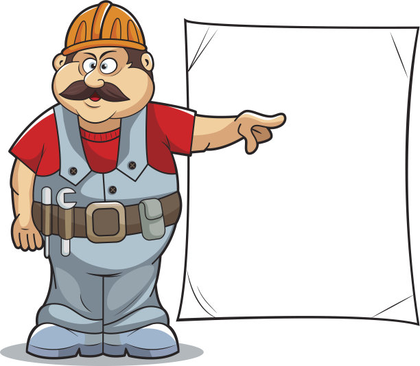 卡通建设者图片下载