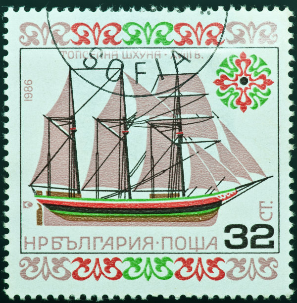 邮票(保加利亚印制)图片下载