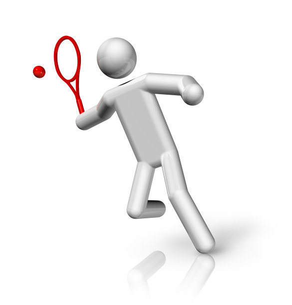 网球3 d的象征图片下载