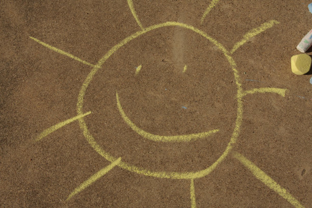 人行道上的阳光图片下载