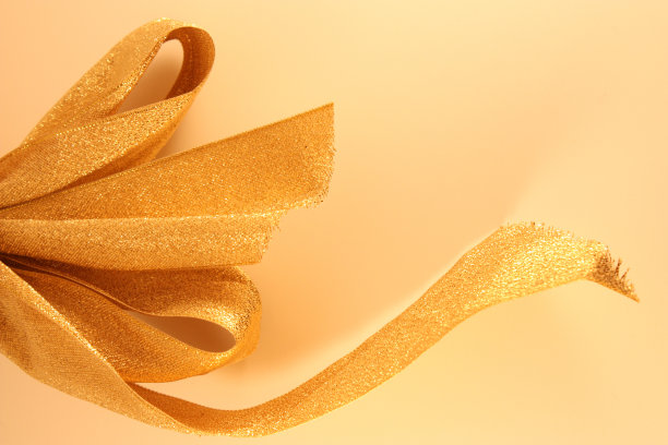 金色丝带图片下载