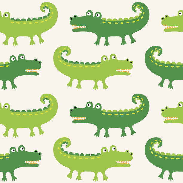 无缝的鳄鱼模式图片下载