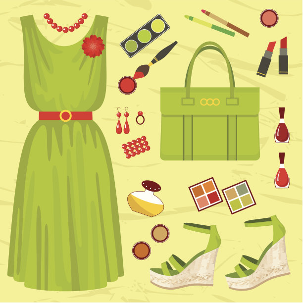 搭配夏装的时尚套装图片下载