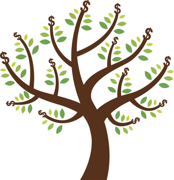 金钱标志树图片下载