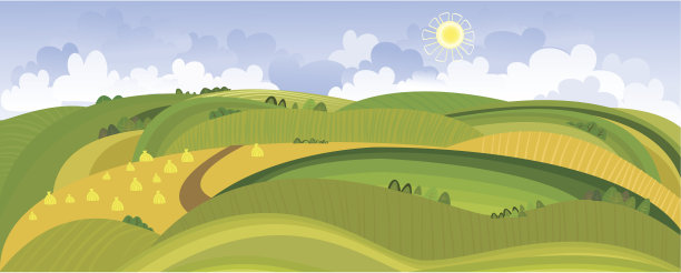 夏季景观全景图片下载