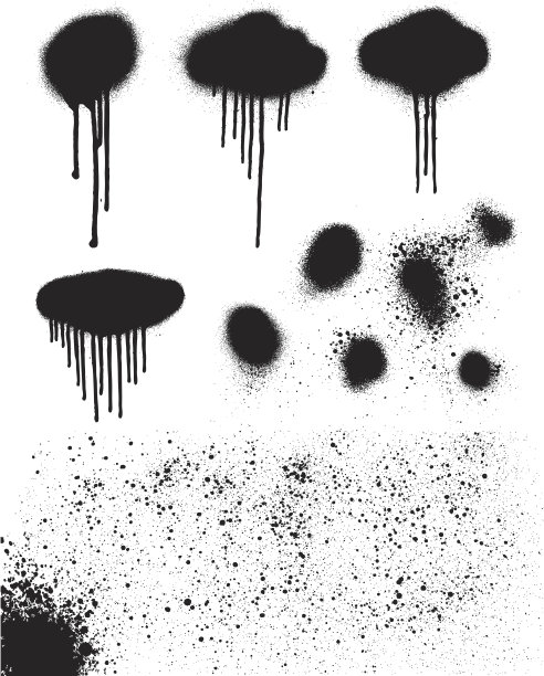 喷漆滴和飞溅图片下载