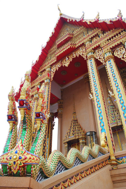 寺庙与泰国龙图片下载
