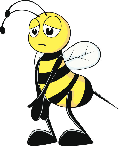 抑郁的蜜蜂图片下载