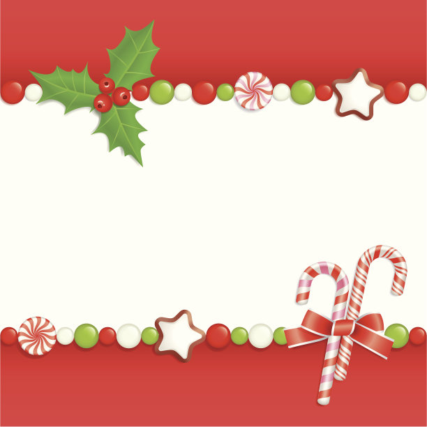 圣诞糖果背景图片下载