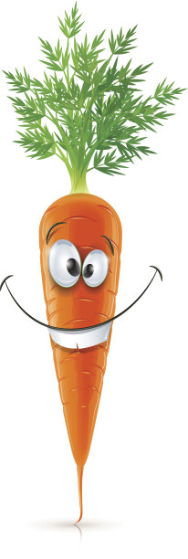 带顶微笑胡萝卜图片下载