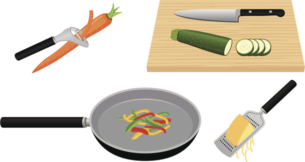 健康的食物准备图片下载