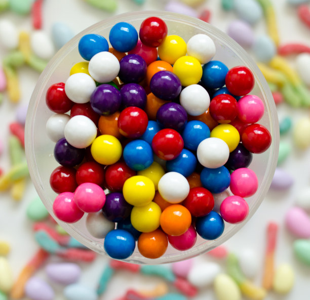 糖果背景的口香糖图片下载