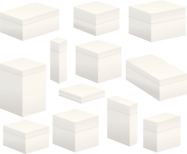 几个不同大小的空白框与白色图片下载