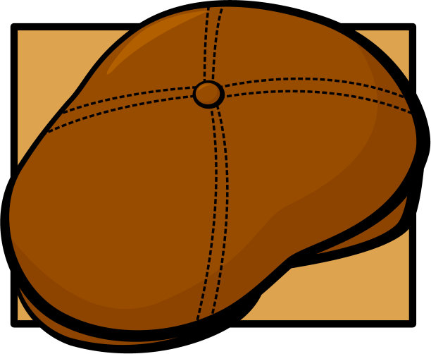 驾驶帽在棕褐色皮革图片下载