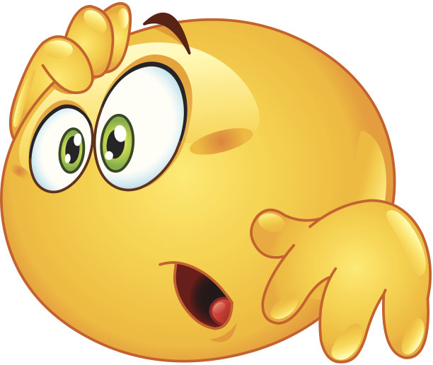 吃惊的表情符号素材图片