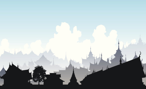 东方的城市图片下载